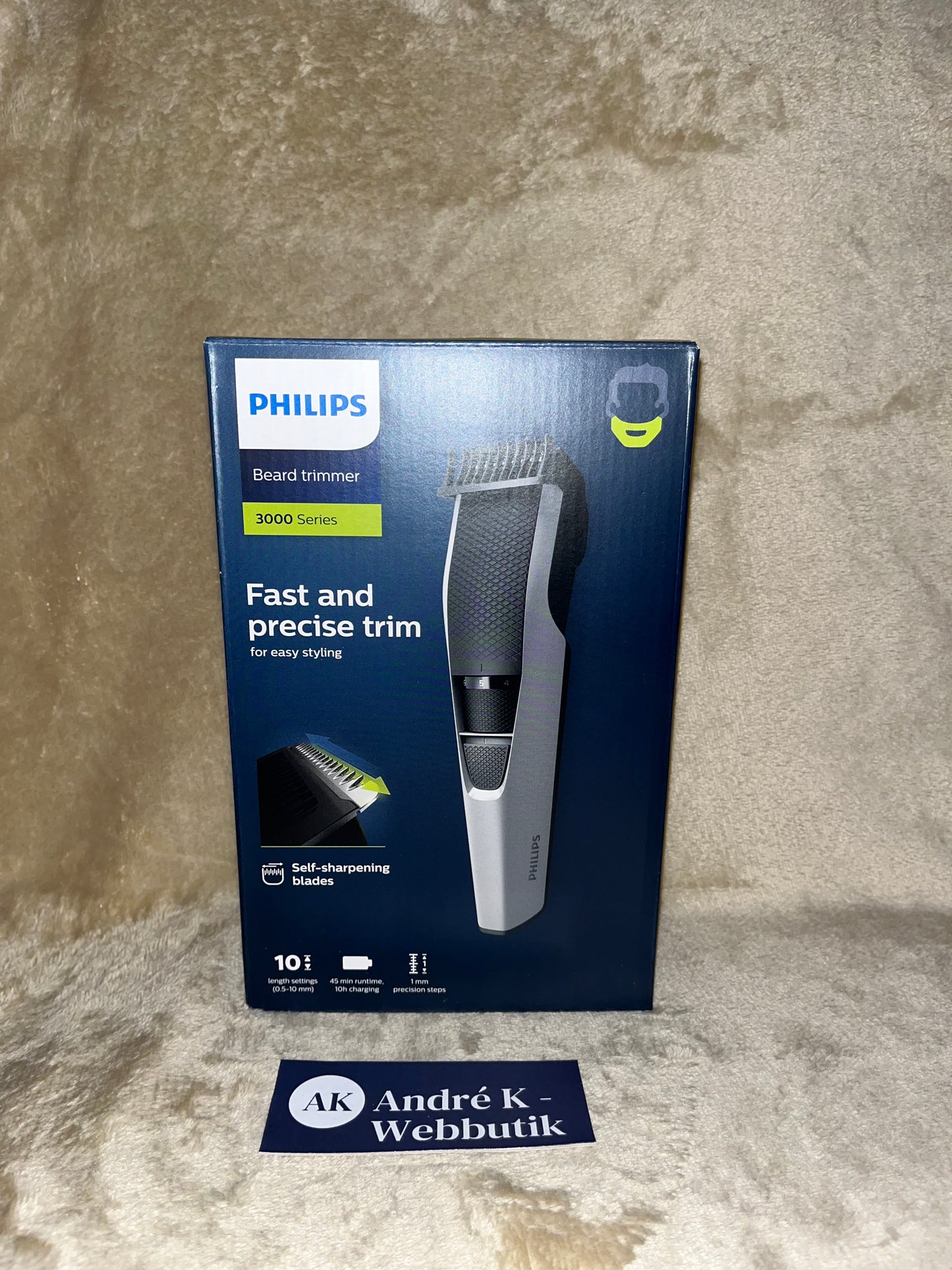 Philips Series 3000 Skäggtrimmer BT3206/14